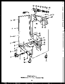 Section 12 Diagram and Parts List for DCS211-1H-OA  Caloric Dishwasher