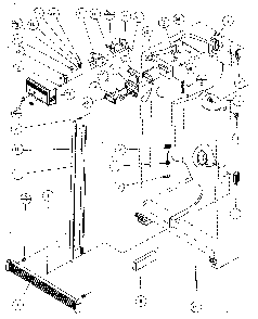 Refrigerator/freezer Controls And Cabinet Diagram and Parts List for SX120J-P7870122W  Amana Refrigerator