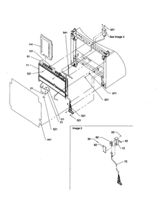 Condenser And Timer Box Assembly Diagram and Parts List for BRF20VCPE-P1321306XE  Amana Refrigerator