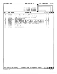 Unit Compartment And System Page 3 Diagram and Parts List for 19404-OC  Admiral Refrigerator