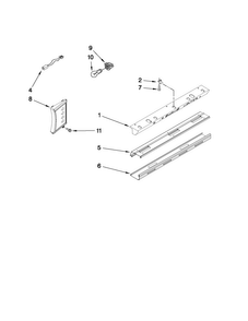Control Panel Parts Diagram and Parts List for JS48SEDUEA02  Jenn-Air Refrigerator