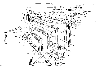 Door Assembly Diagram and Parts List for 5629947310  Kenmore Microwave