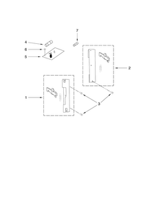 Microwave Latch Board Parts Diagram and Parts List for JMD2124WS0  Jenn-Air Microwave