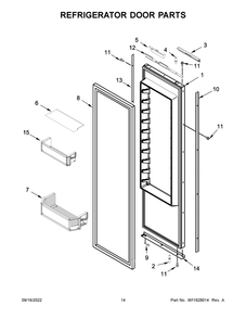 Part Location Diagram of W11454936 Whirlpool MAT
