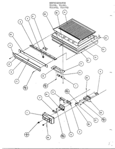 Evaporator Area Page 3 Diagram and Parts List for TL120Q  Amana Refrigerator