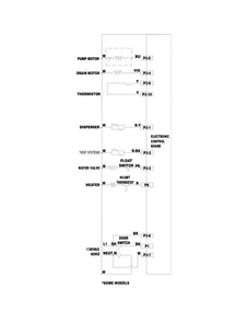 Wiring Diagram Diagram and Parts List for CDB350NB7B  Crosley Dishwasher