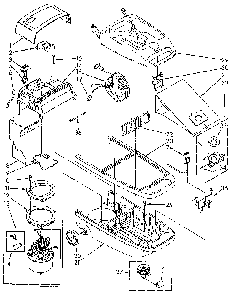 Base Assembly Diagram and Parts List for 1162234590  Kenmore Canister Vacuum