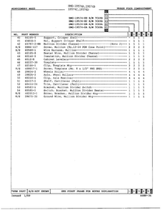 Fresh Food Compartment Assembly Page 3 Diagram and Parts List for 19574C  Admiral Refrigerator