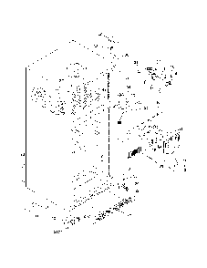 Cabinet Diagram and Parts List for 2537888901D  Kenmore Refrigerator