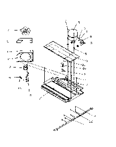 Machine Compartment Diagram and Parts List for TV18S4W-P1194902WW  Amana Refrigerator