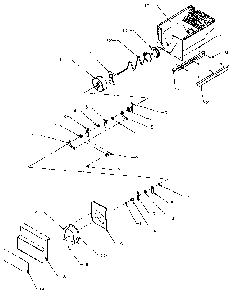 Ice Bucket/auger Diagram and Parts List for SXDE27NP-P1162204W  Amana Refrigerator