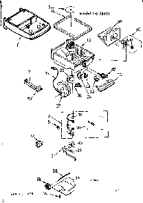 Base Assembly Diagram and Parts List for 11625601  Kenmore Canister Vacuum