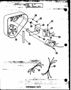 Part Location Diagram of B1168501 Whirlpool Wire Harness