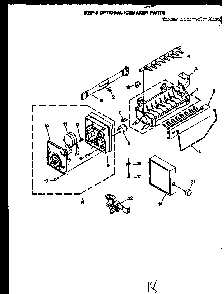 Section 8 Diagram and Parts List for GFS187 MN10 Caloric Refrigerator