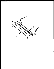 Backguard Support Diagram and Parts List for SBP26ZZW-P1142376NW  Amana Range