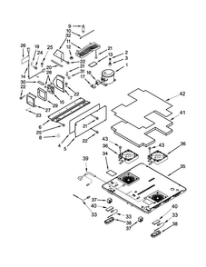 Unit Parts Diagram and Parts List for JUD24FRARS00  Jenn-Air Refrigerator