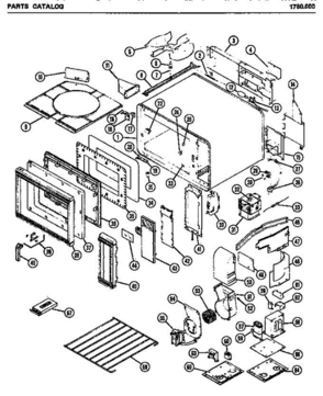 01 - Page 1 Diagram and Parts List for 1780000  Litton Microwave