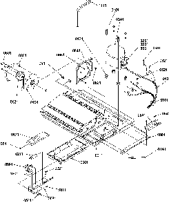 Machine Compartment Diagram and Parts List for SBDX520TW-P1313202WW  Amana Refrigerator