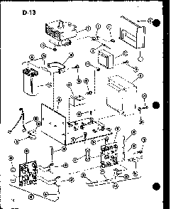 Section 5 Diagram and Parts List for RCC-6-P85318-2S  Amana Microwave