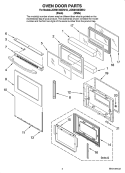 Part Location Diagram of 12002301 Whirlpool Kit, Door Glass (White)