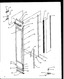 Part Location Diagram of 10494604 Whirlpool SUPPORT-FZ TRIM