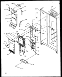 EVAP AND AIR HANDLING Diagram and Parts List for GRH2202B P1168103W E Amana Refrigerator