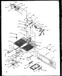 MACHINE COMPARTMENT Diagram and Parts List for GRH2202B P1168103W E Amana Refrigerator