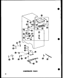 COMPRESSOR PARTS Diagram and Parts List for SRN22G-A P6020117W A Amana Refrigerator