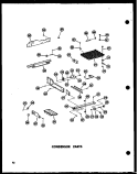 CONDENSOR PARTS Diagram and Parts List for SRN22G-A P6020136W A Amana Refrigerator