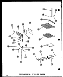 REF INTERIOR PARTS Diagram and Parts List for SDI22N-A P6020165W A Amana Refrigerator