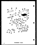 CONDENSOR PARTS Diagram and Parts List for SDI22N-A P6020165W A Amana Refrigerator
