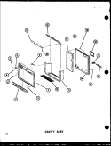 CAVITY ASSY Diagram and Parts List for SRI19N-1-AG P6023089W G Amana Refrigerator
