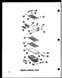 FZ INTERIOR PARTS Diagram and Parts List for SD19W P6034009W Amana Refrigerator