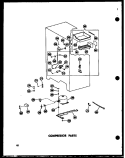 COMPRESSOR PARTS Diagram and Parts List for SD19W P6034023W Amana Refrigerator