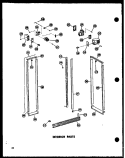 Part Location Diagram of D3952504 Whirlpool BREAKER FRAME, REF TOP