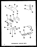 REF INTERIOR PARTS Diagram and Parts List for SRI19W-A P6034050W A Amana Refrigerator