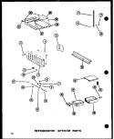 REF INTERIOR PARTS Diagram and Parts List for SRI19W-A P6035049W A Amana Refrigerator