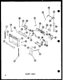 CAVITY ASSY Diagram and Parts List for SRI19W-A P6035049W A Amana Refrigerator