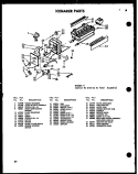 ICEMAKER PARTS Diagram and Parts List for SRI519W P7332025W Amana Refrigerator