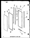 REF DOOR ASSY Diagram and Parts List for SRI19E-L P7487005W L Amana Refrigerator