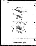 FZ INTERIOR PARTS Diagram and Parts List for SRI19E1 P7487016W Amana Refrigerator