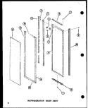 REF DOOR ASSY Diagram and Parts List for SRI19C P7332054W Amana Refrigerator