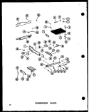CONDENSOR PARTS Diagram and Parts List for SRI19C P7332054W Amana Refrigerator