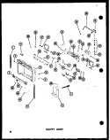 CAVITY ASSY Diagram and Parts List for SRI19C-C P7390005W C Amana Refrigerator