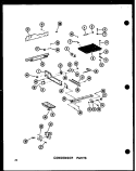 CONDENSOR PARTS Diagram and Parts List for SRI19D P7390015W Amana Refrigerator