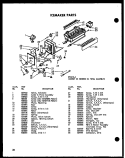 ICEMAKER PARTS Diagram and Parts List for CSDI25D P7390018W Amana Refrigerator