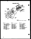 ICEMAKER PARTS Diagram and Parts List for SRI519D P7390019W Amana Refrigerator