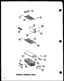 FZ INTERIOR PARTS Diagram and Parts List for SRI-22E P7410011W Amana Refrigerator