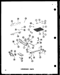 CONDENSOR PARTS Diagram and Parts List for SRI-22E P7487021W Amana Refrigerator