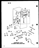 COMP PARTS ICE MAKER INSTALLATION PARTS Diagram and Parts List for SRI22E-1 P7487026W Amana Refrigerator